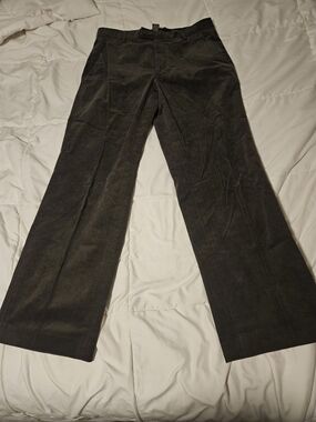 Vintage Banana Republic Men's Dark Brown Corduroy Pants - Straight Leg